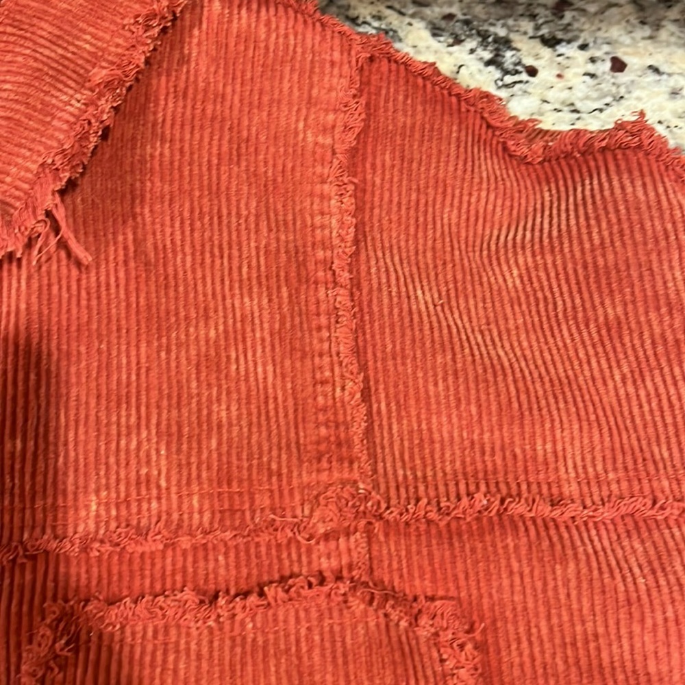 Umgee Corduroy Acid Wash Jacket - Picture 8 of 9